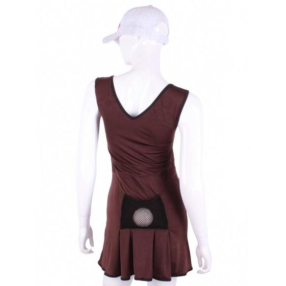 denim dress and brown boots Mila Short Jersey Dress-Denim Blue main image 1